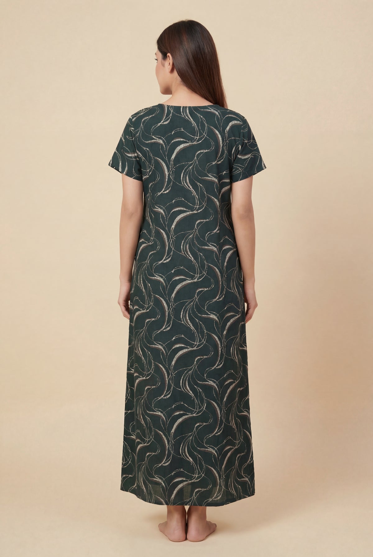 Stylish Printed Cotton Feeding nighty for women | Free size