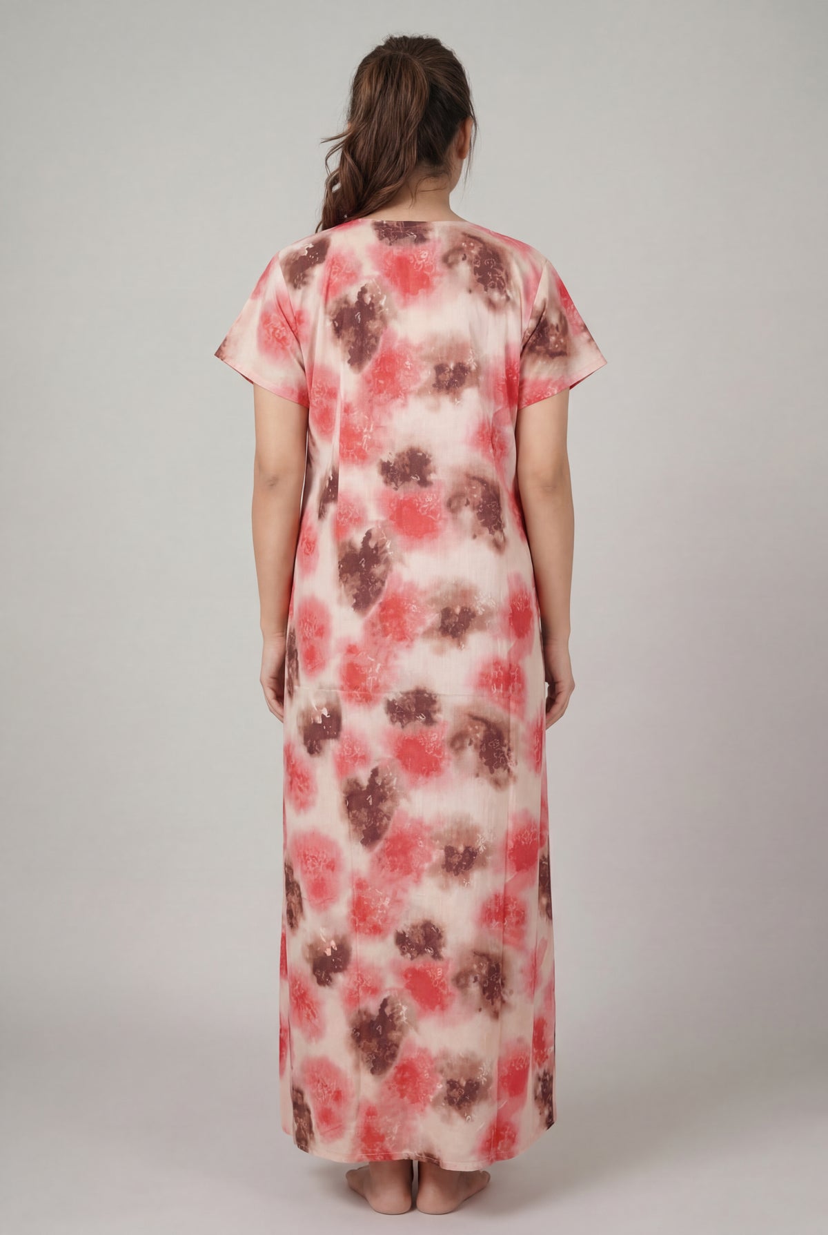 Elegant Printed Cotton Feeding nighty for women | Free size