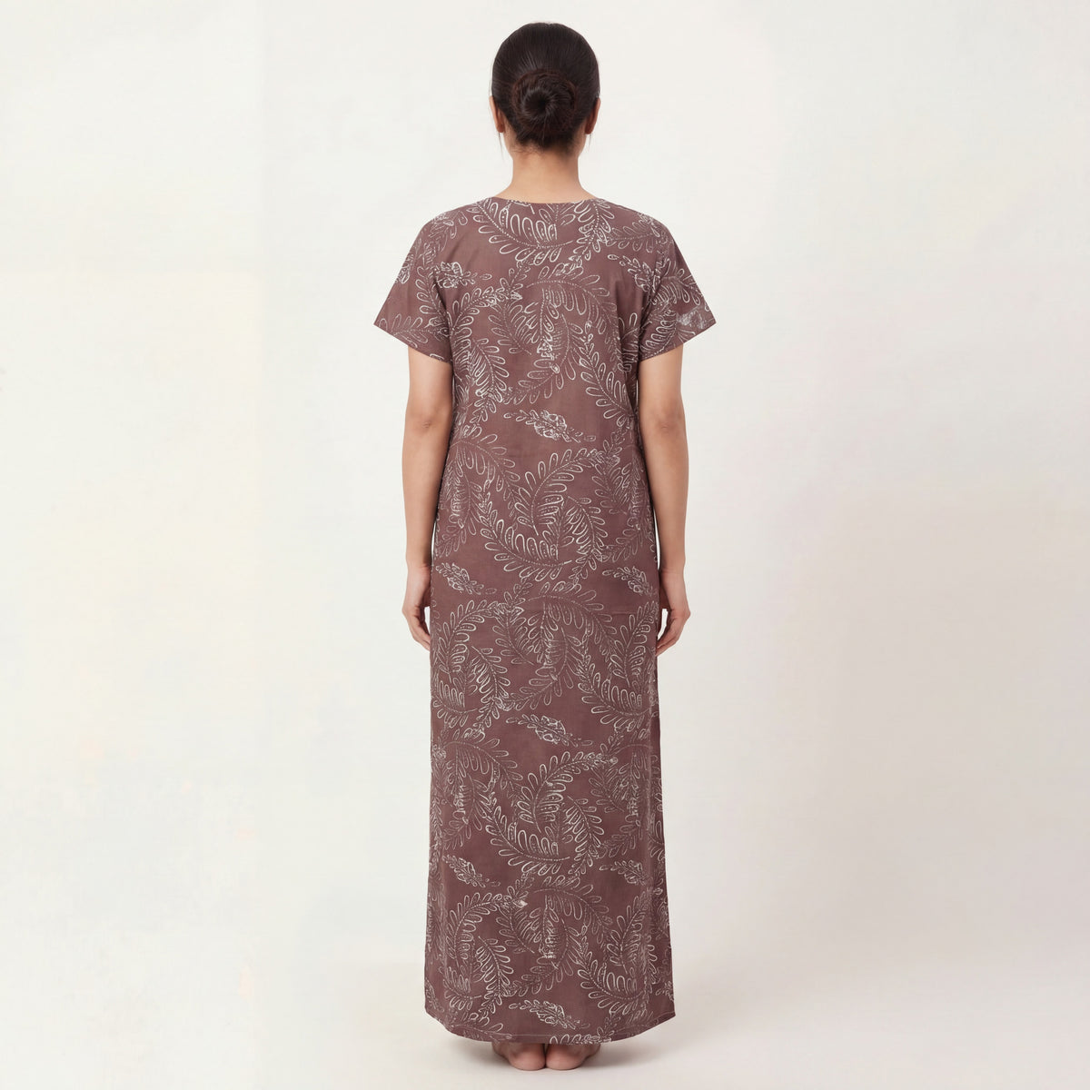 Comfort Fit Cotton printed nightgown | Free size